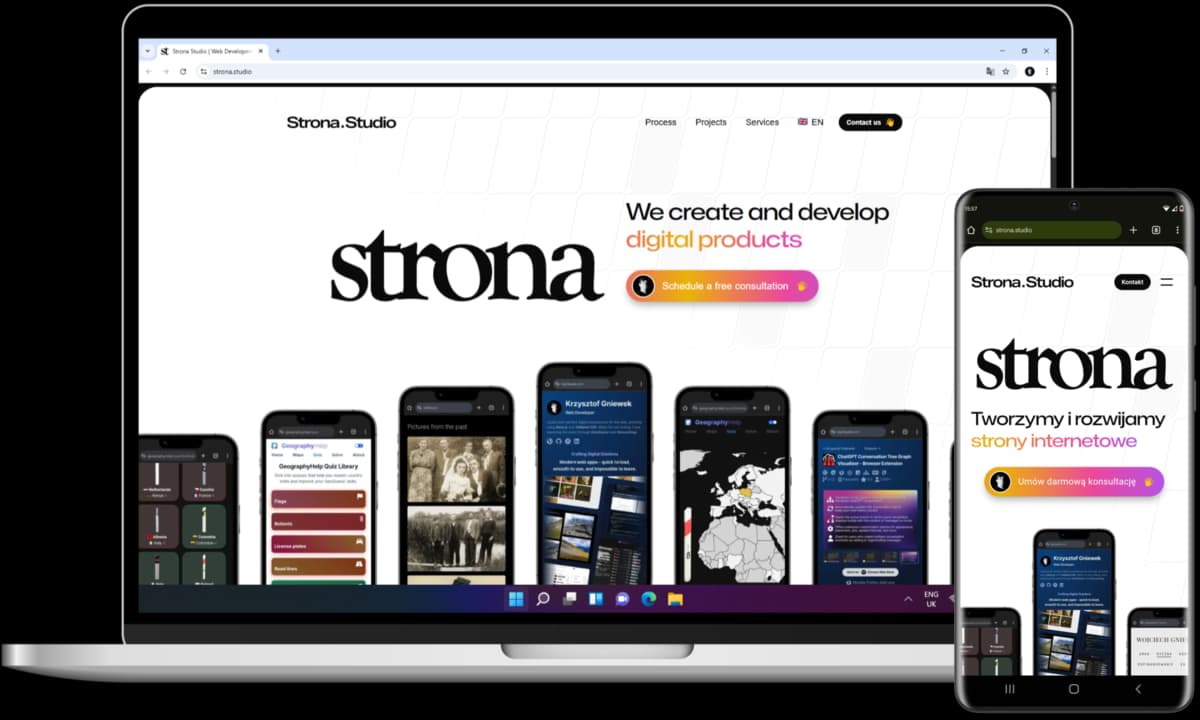 Strona.Studio Official Website
